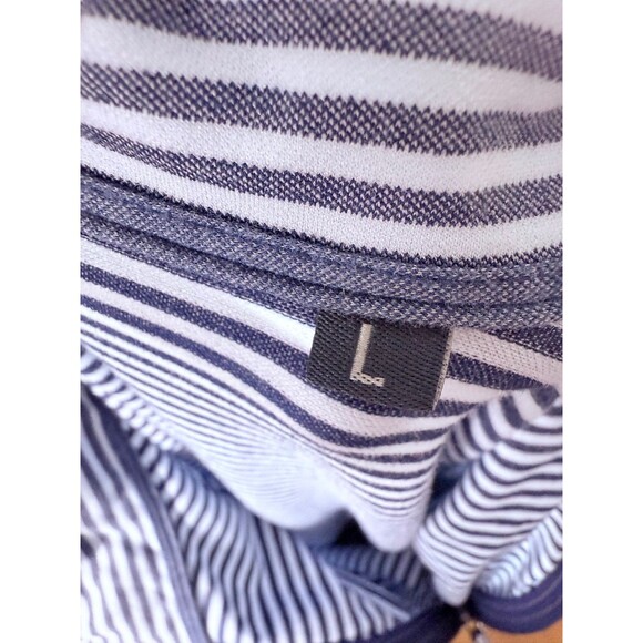 Turtleson Stripe Quarter-Zip Pullover Men's Large - Picture 7 of 9